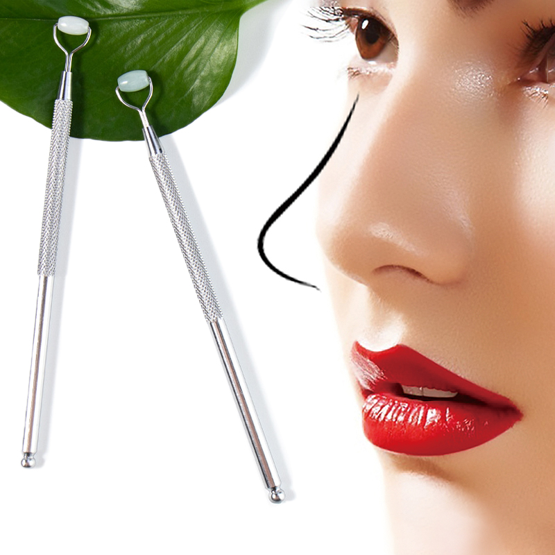 Jade Roller Gua Sha - Ojo Antiidringue Jade Roller Guasha Piel