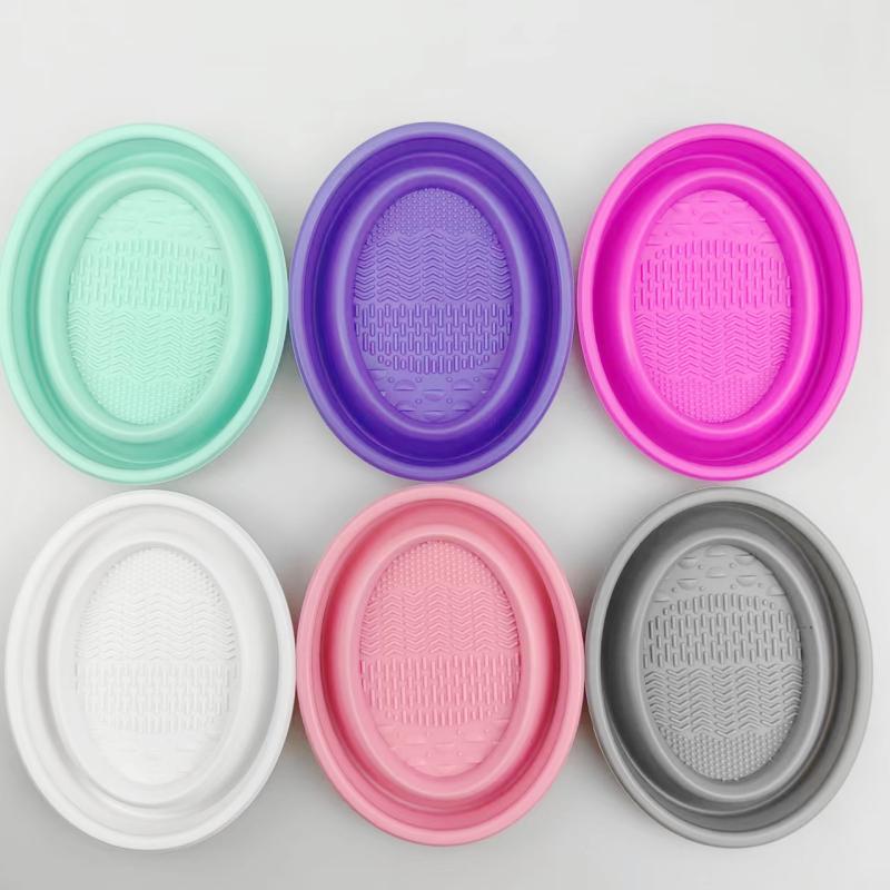 Beauty Makeup Products - Cuenco de limpieza plegable para esponjas
