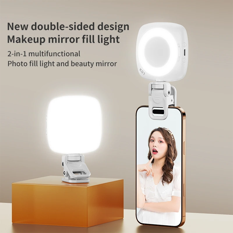 Photo Beauty Makeup - Luz para Selfie de teléfono 2700K-6500K,