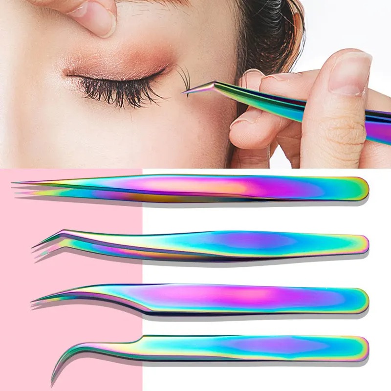 Photo Beauty Makeup - Pinzas de acero inoxidable para depilar
