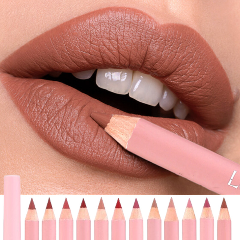 Lip Liner Pencil - Delineador de labios marrón desnudo, lápiz