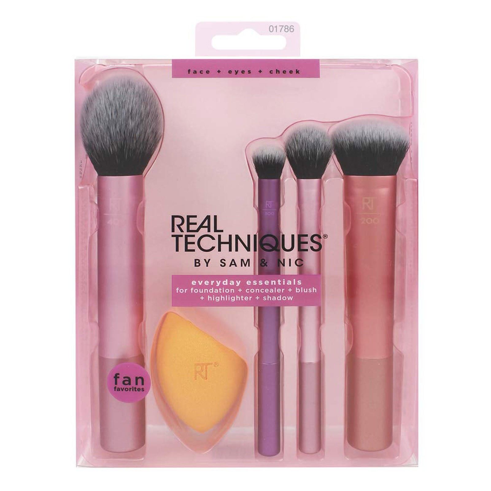 Makeup Beauty Ro - Real Techniques-Juego de brochas de maquillaje