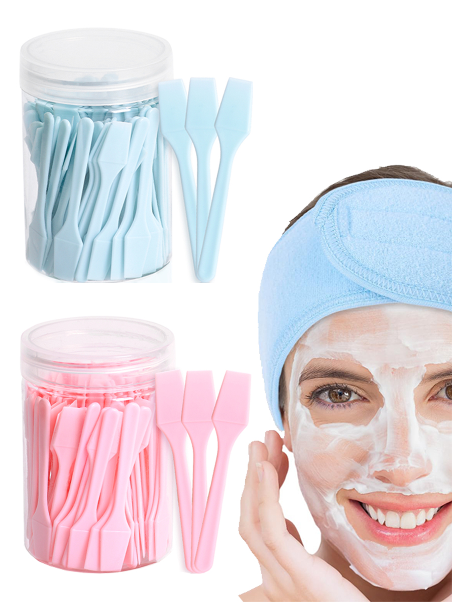 Beauty Makeup Cream - Espátulas cosméticas con cuchara de plástico