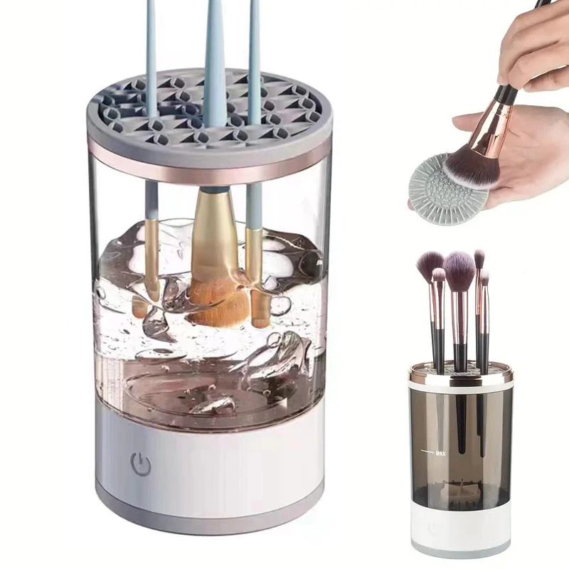 Beauty Makeup Products - Limpiador de brochas de maquillaje eléctrico