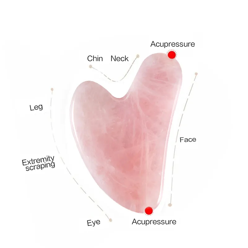 Jade Roller Gua Sha - Herramientas de Masaje Facial GuaSha de