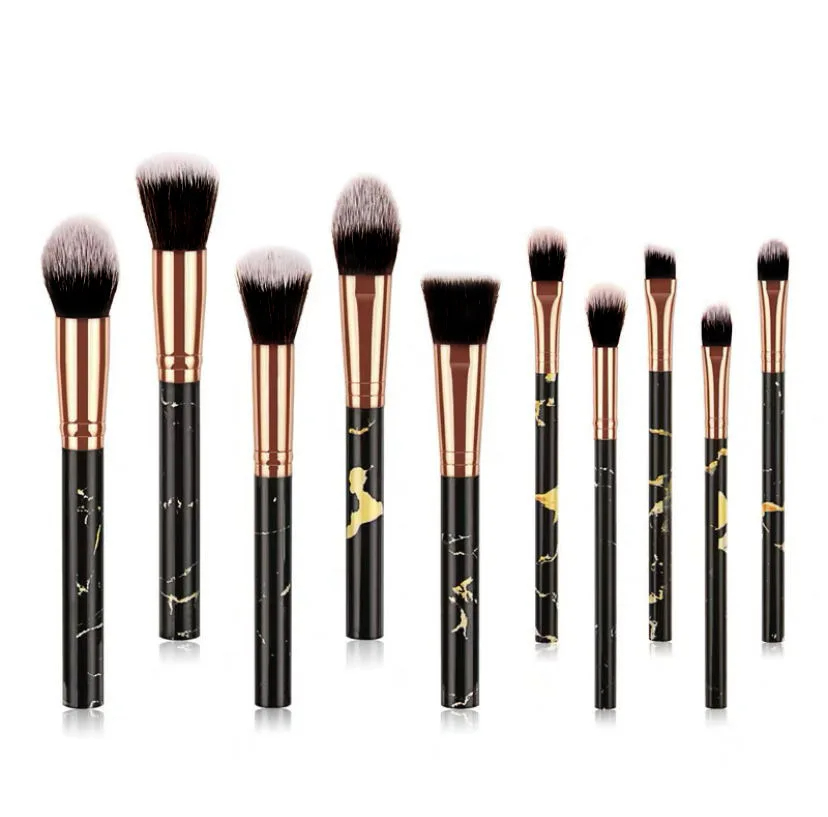 10 piezas de brochas de maquil - Makeup Beauty Ro reseña y precio