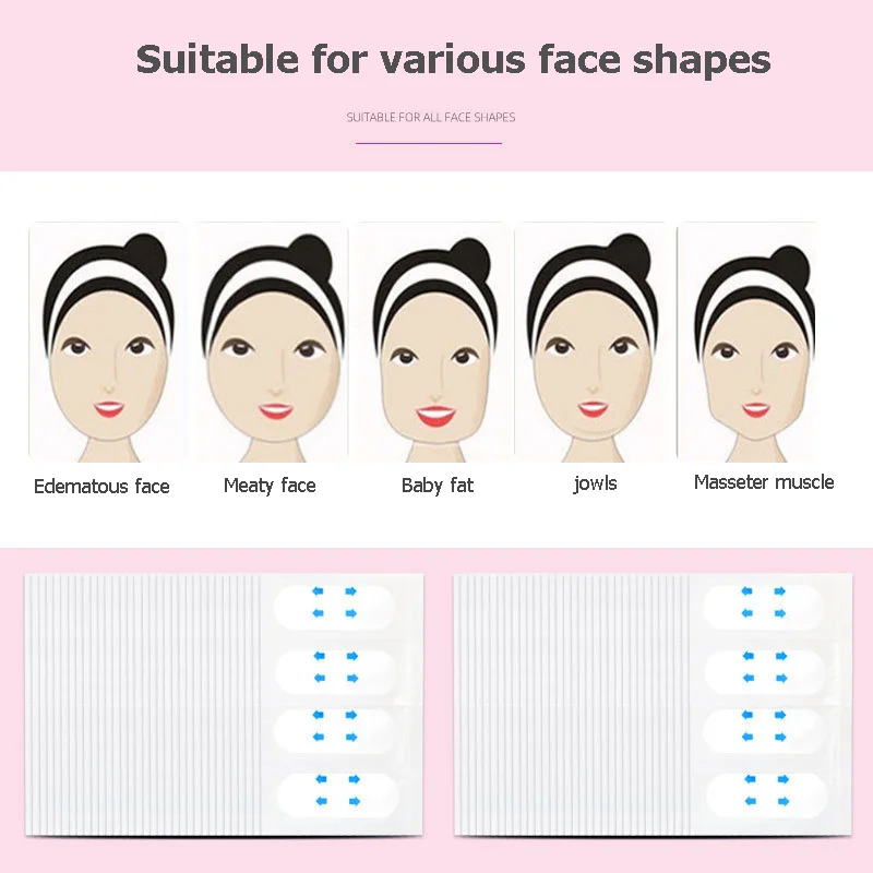 120/80/40 hojas V Lift pegatin - Makeup Beauty Ro reseña y precio