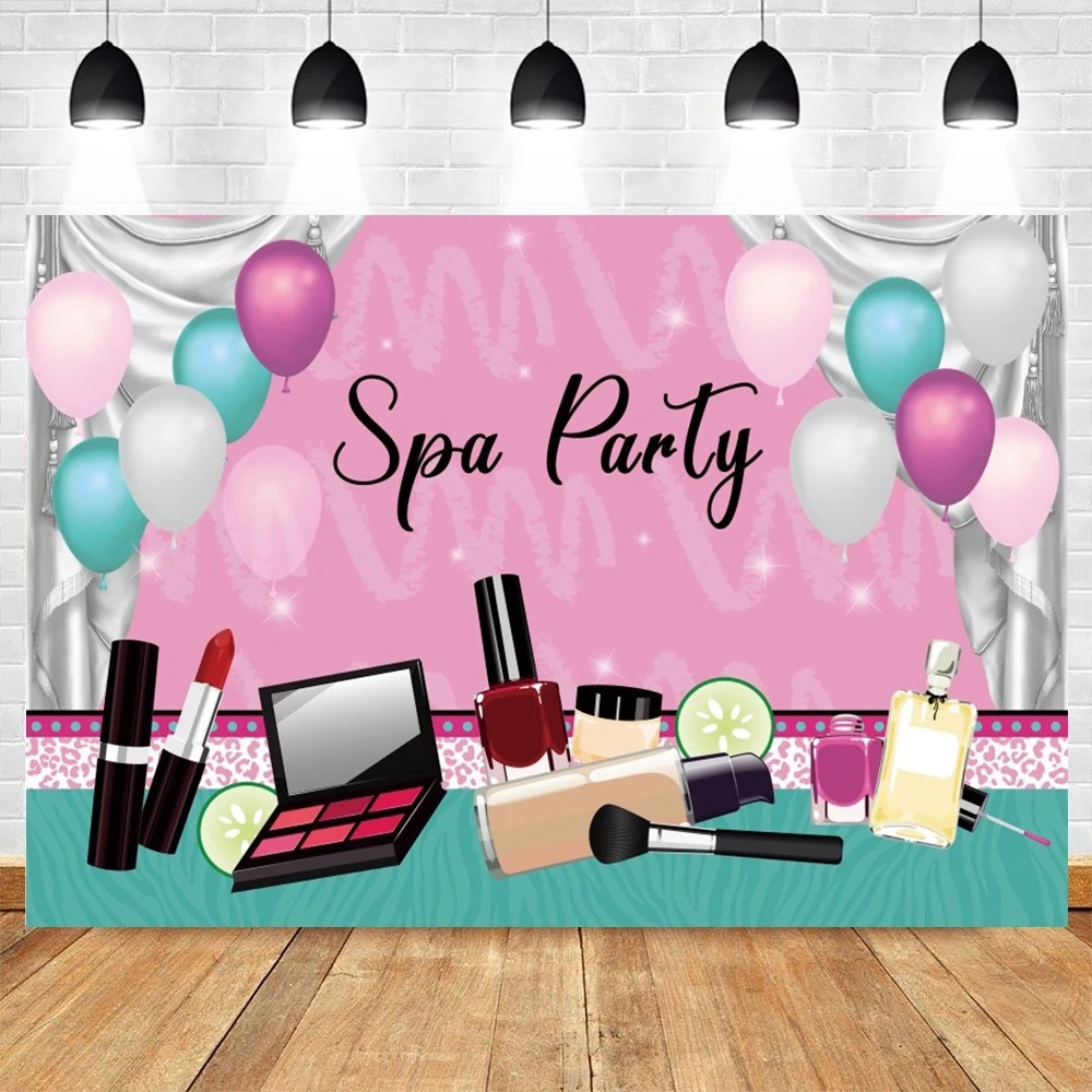 Fondo temático de fiesta de Sp - Photo Beauty Makeup reseña y precio