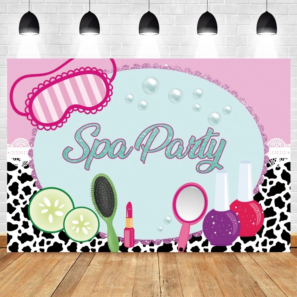 Fondo temático de fiesta de Sp - Photo Beauty Makeup reseña y precio