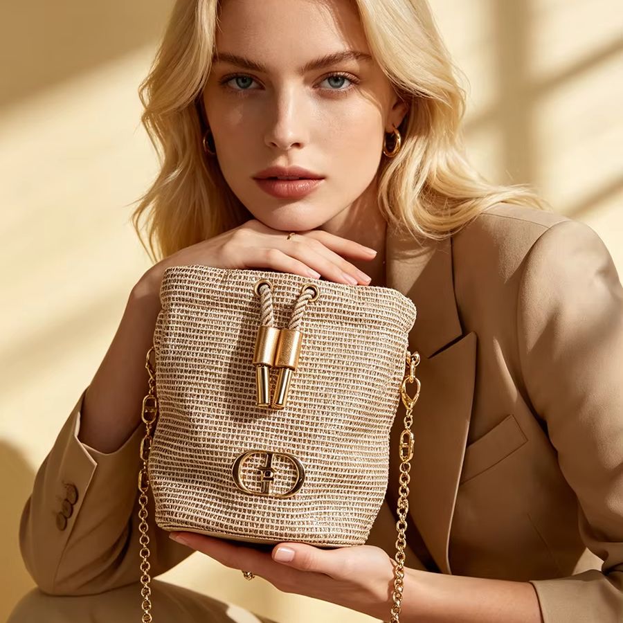Bolso Dior con textura tejida  - Beauty Makeup Dior reseña y precio