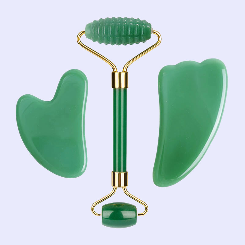 Rodillo masajeador de jade ave - Jade Roller Gua Sha reseña y precio