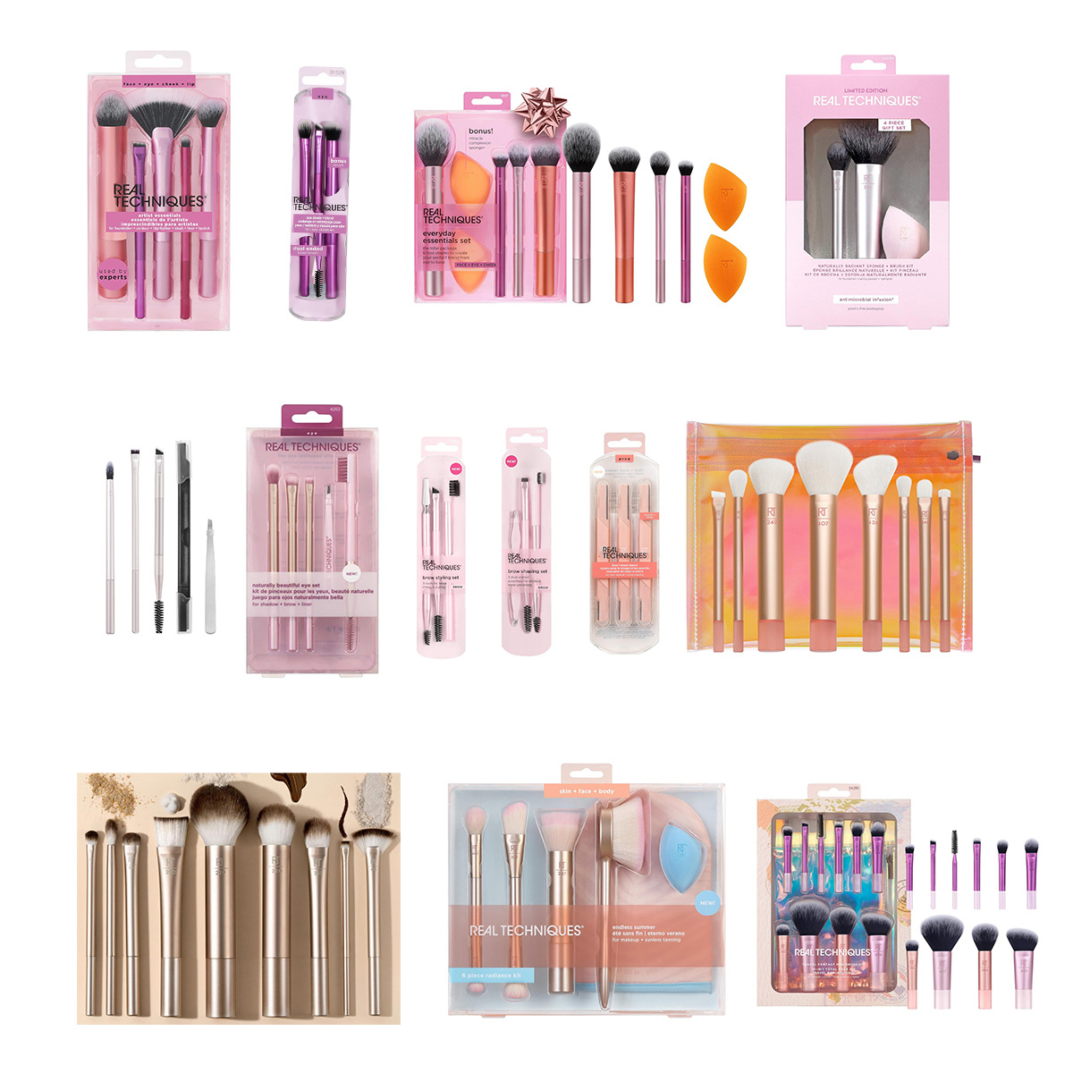 Juego completo de brochas de m - Beauty Makeup Blender reseña y precio