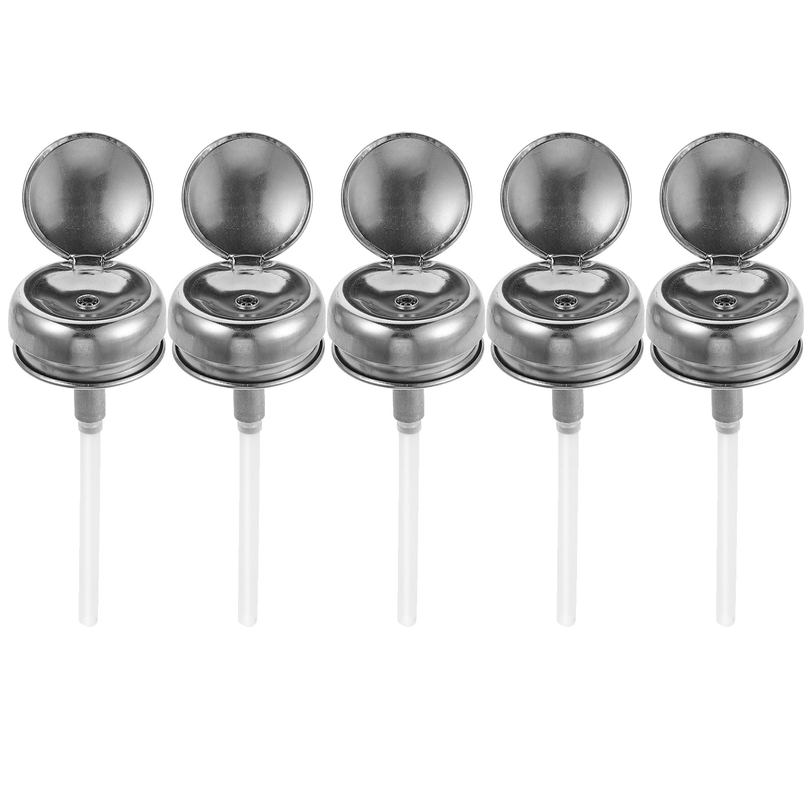 5 tapas dispensadoras de acero - Beauty Makeup & D Anime Studio Vega Baja reseña y precio