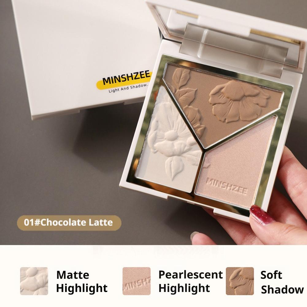 Paleta de maquillaje de tres c - Highlighter Bronzer Palette reseña y precio