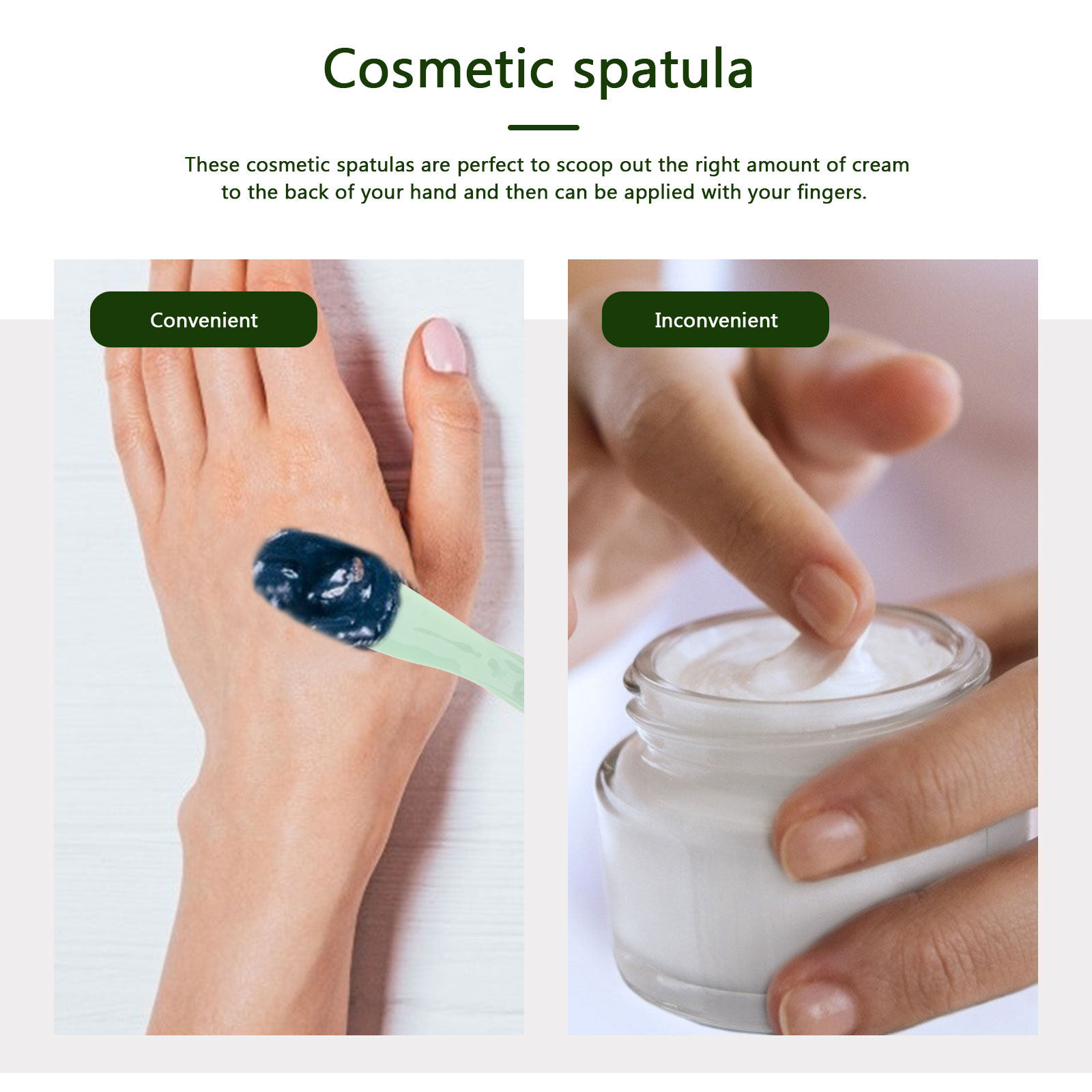 1 Juego de Espátula de Maquill - Beauty Makeup Cream reseña y precio