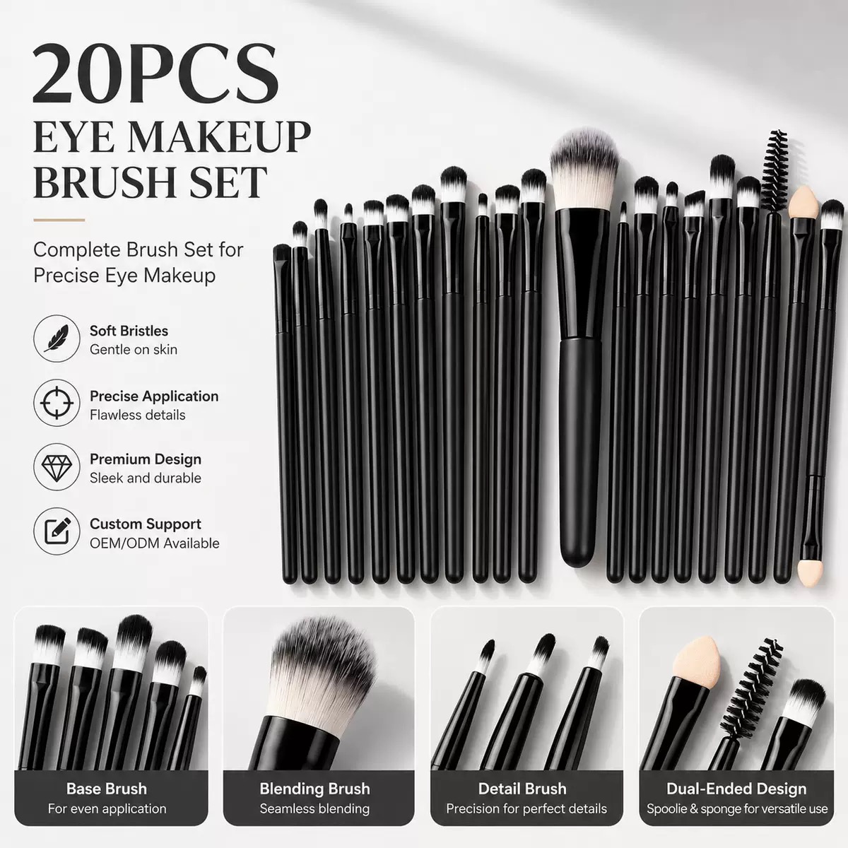 Juego de 20 Brochas de Maquill - Makeup Beauty Ro reseña y precio