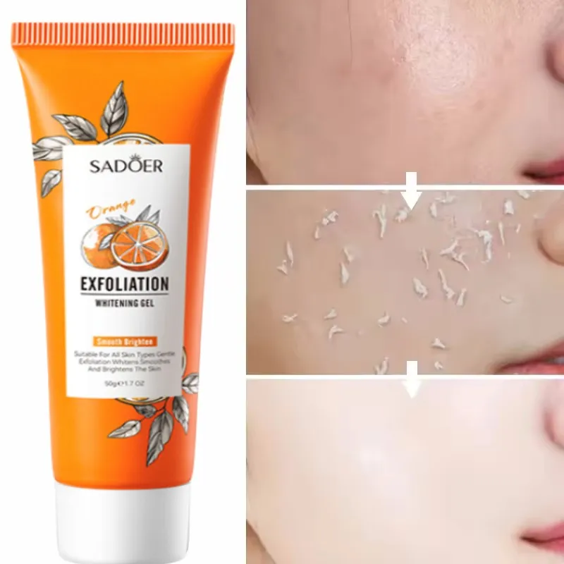 Gel exfoliante de color naranj - Beauty Makeup Cream reseña y precio