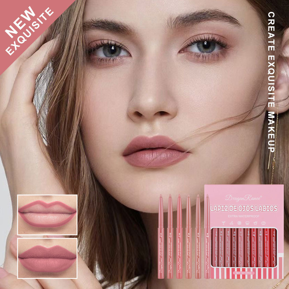 Estuche con doce delineadores  - Lip Liner Pencil reseña y precio