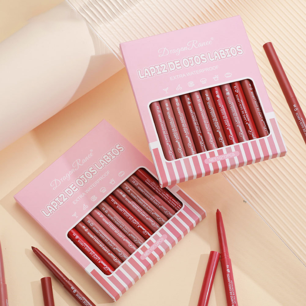 Estuche con doce delineadores  - Lip Liner Pencil reseña y precio