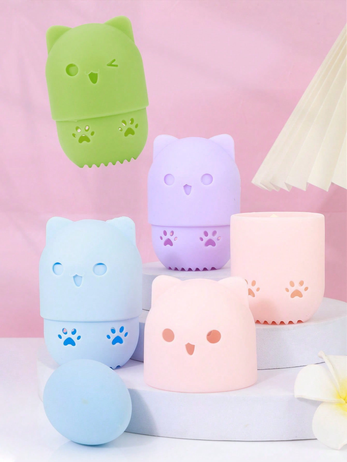 Lindo soporte de silicona con  - Beauty Makeup Blender reseña y precio