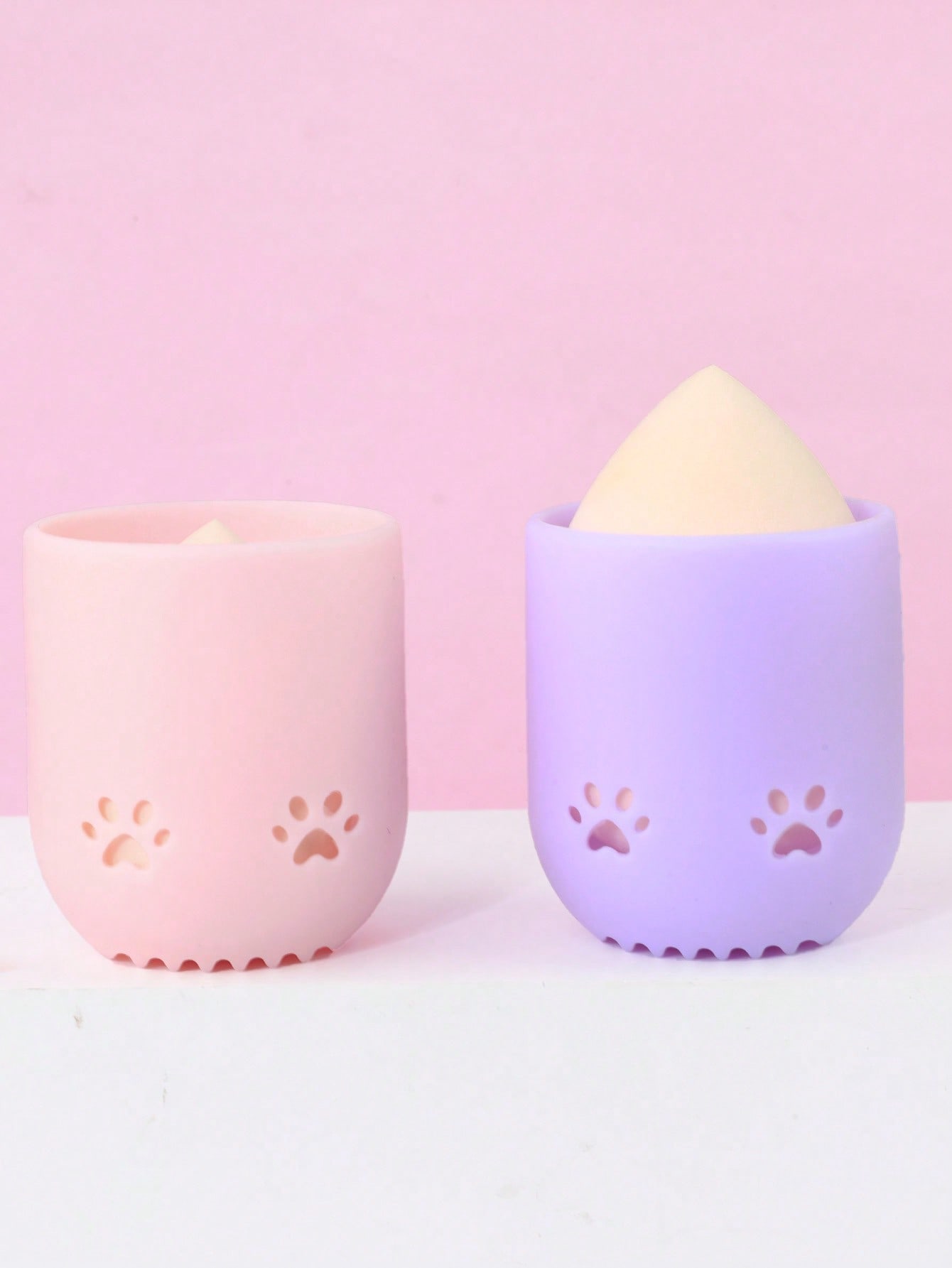 Lindo soporte de silicona con  - Beauty Makeup Blender reseña y precio