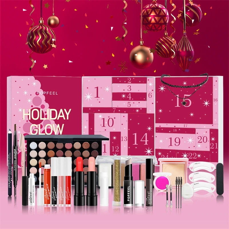 Set de maquillaje navideño con - Makeup Beauty House reseña y precio