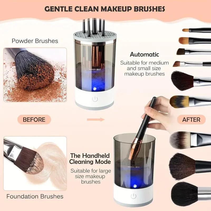 Limpiador de brochas de maquil - Beauty Makeup Products reseña y precio